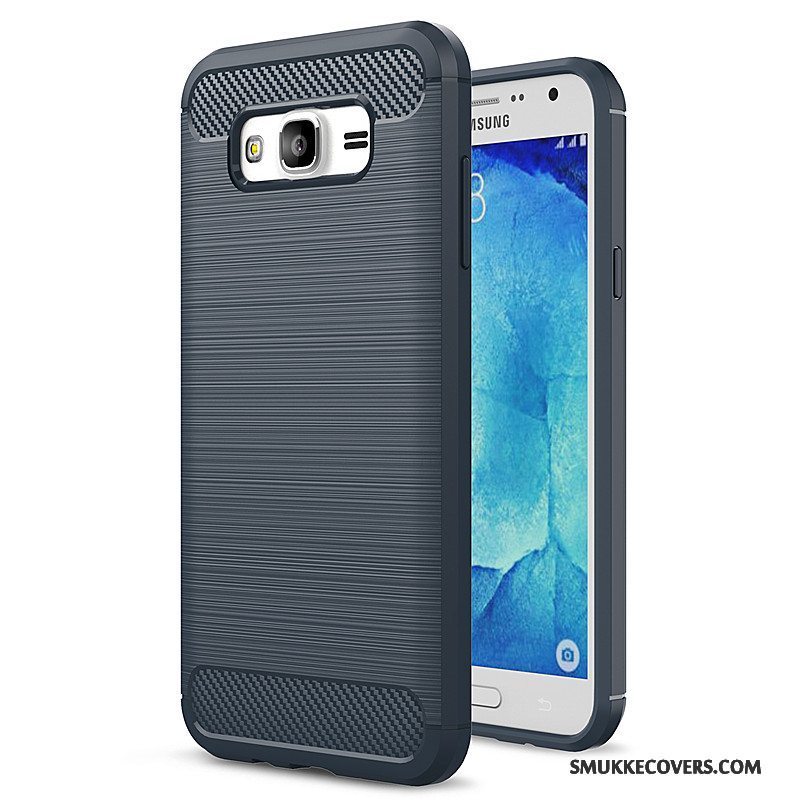 Etui Samsung Galaxy J5 2015 Blød Grå, Cover Samsung Galaxy J5 2015 Beskyttelse