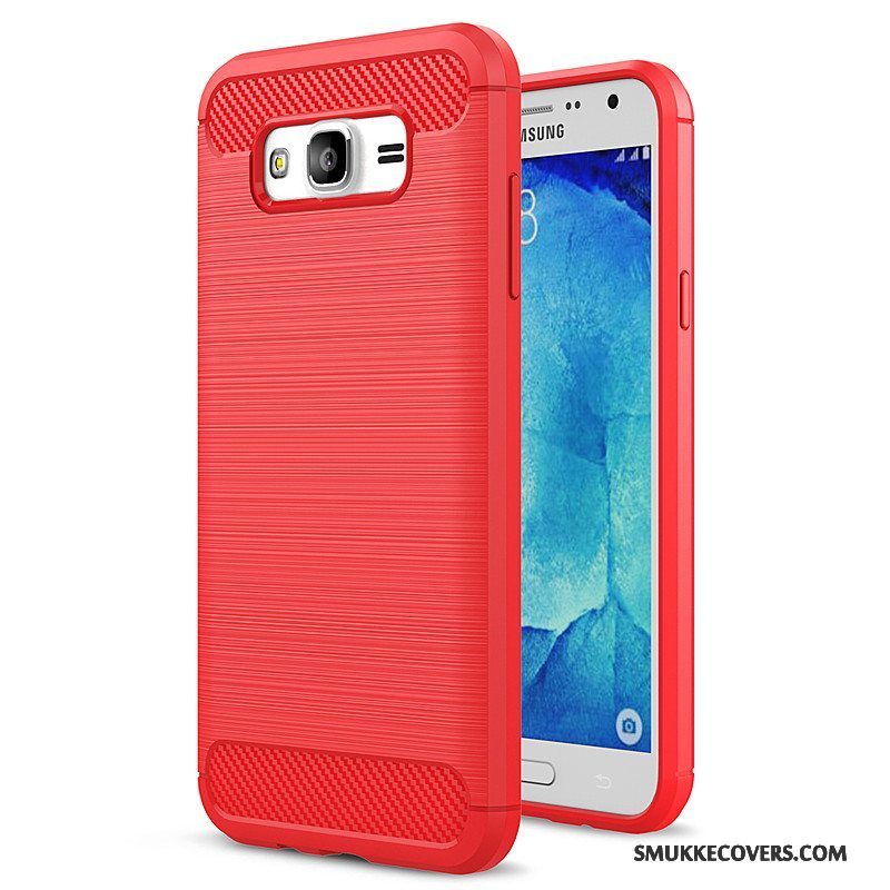 Etui Samsung Galaxy J5 2015 Blød Grå, Cover Samsung Galaxy J5 2015 Beskyttelse