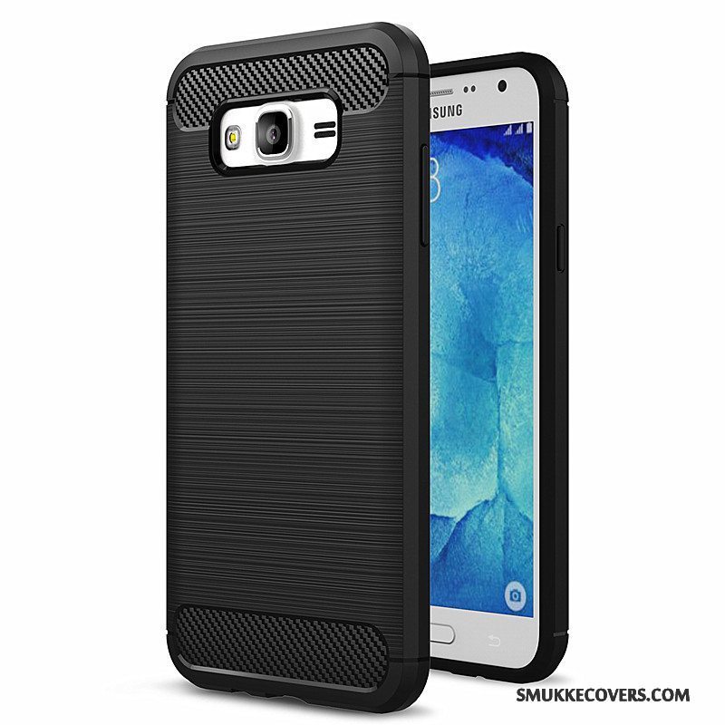 Etui Samsung Galaxy J5 2015 Blød Grå, Cover Samsung Galaxy J5 2015 Beskyttelse