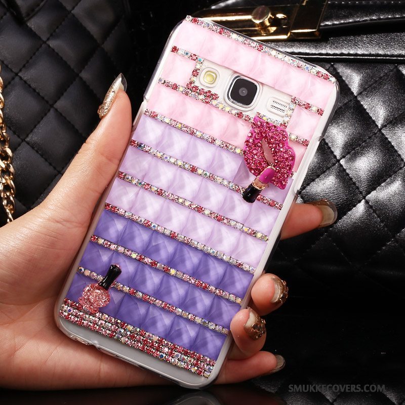 Etui Samsung Galaxy J5 2015 Cartoon Gennemsigtig Telefon, Cover Samsung Galaxy J5 2015 Strass Trend