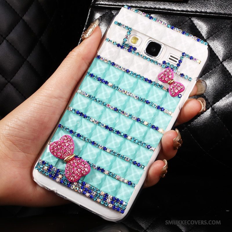 Etui Samsung Galaxy J5 2015 Cartoon Gennemsigtig Telefon, Cover Samsung Galaxy J5 2015 Strass Trend