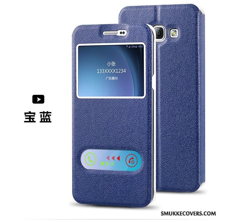 Etui Samsung Galaxy J5 2015 Folio Telefonhvid, Cover Samsung Galaxy J5 2015 Læder