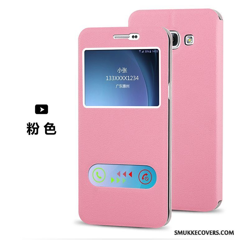 Etui Samsung Galaxy J5 2015 Folio Telefonhvid, Cover Samsung Galaxy J5 2015 Læder