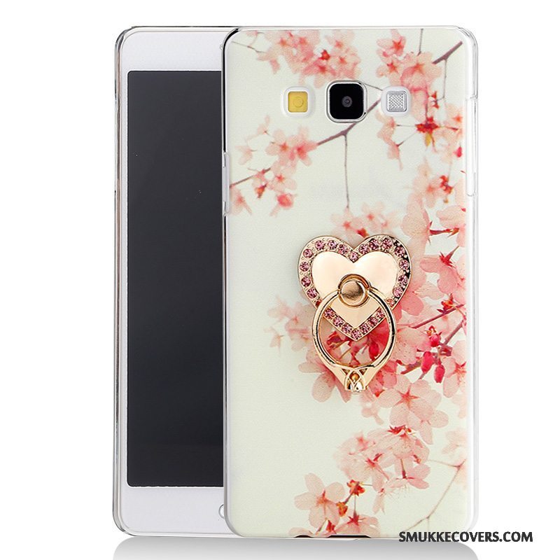 Etui Samsung Galaxy J5 2015 Support Lyserød Telefon, Cover Samsung Galaxy J5 2015 Beskyttelse Anti-fald