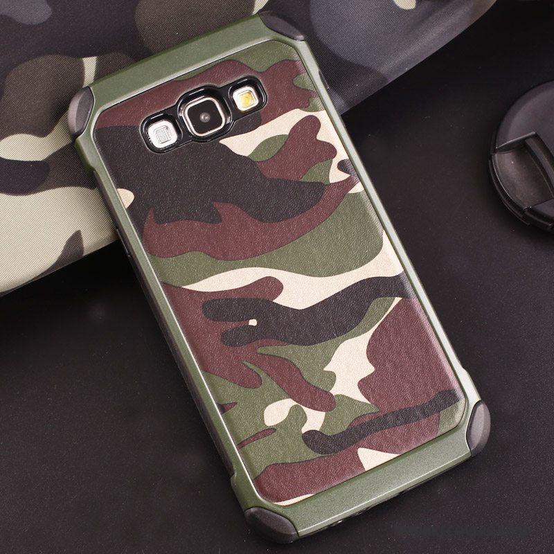 Etui Samsung Galaxy J5 2016 Beskyttelse Camouflage Telefon, Cover Samsung Galaxy J5 2016 Grøn Blå