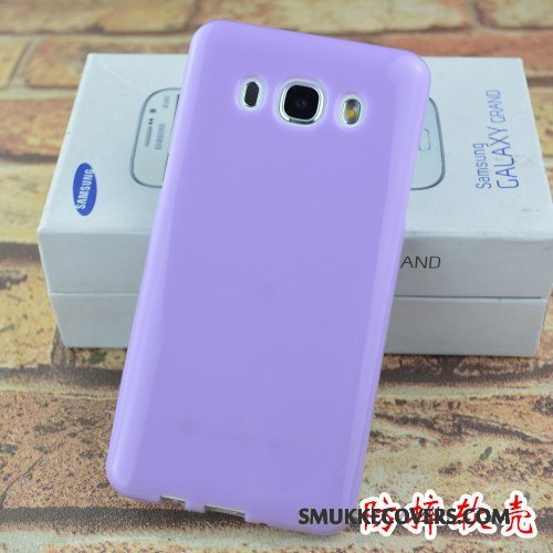 Etui Samsung Galaxy J5 2016 Blød Anti-fald Telefon, Cover Samsung Galaxy J5 2016 Beskyttelse Grøn