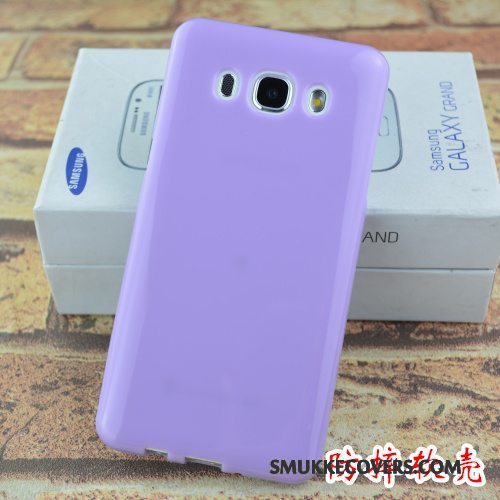 Etui Samsung Galaxy J5 2016 Blød Anti-fald Telefon, Cover Samsung Galaxy J5 2016 Beskyttelse Grøn