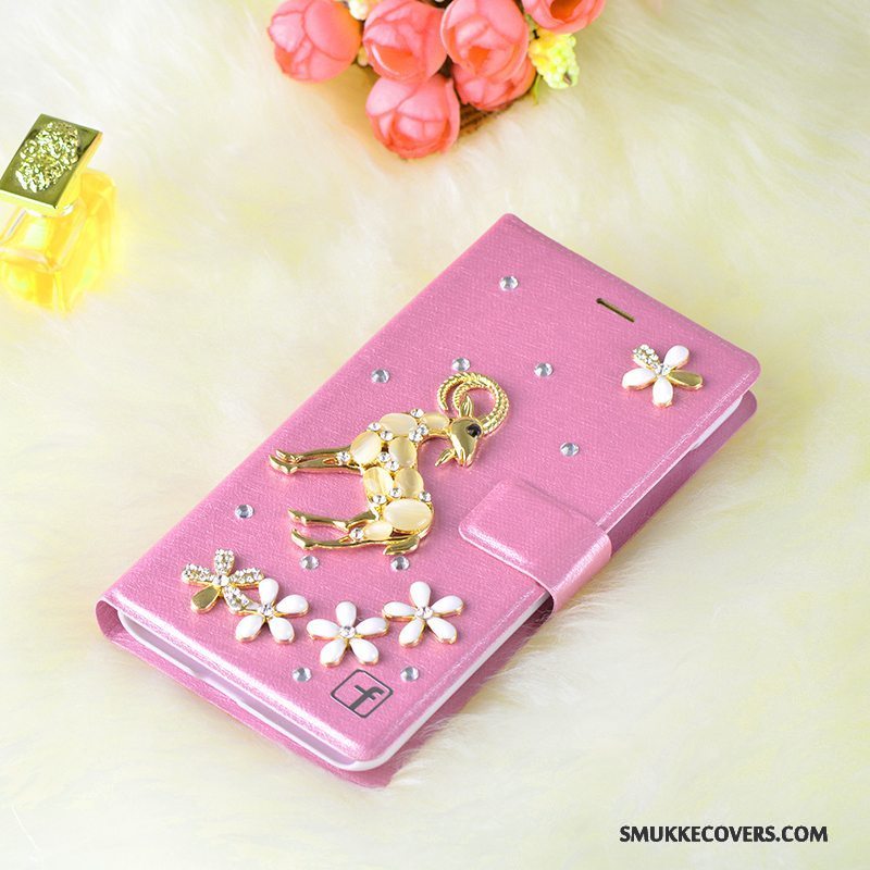 Etui Samsung Galaxy J5 2016 Læder Hvid Trend, Cover Samsung Galaxy J5 2016 Folio Telefon