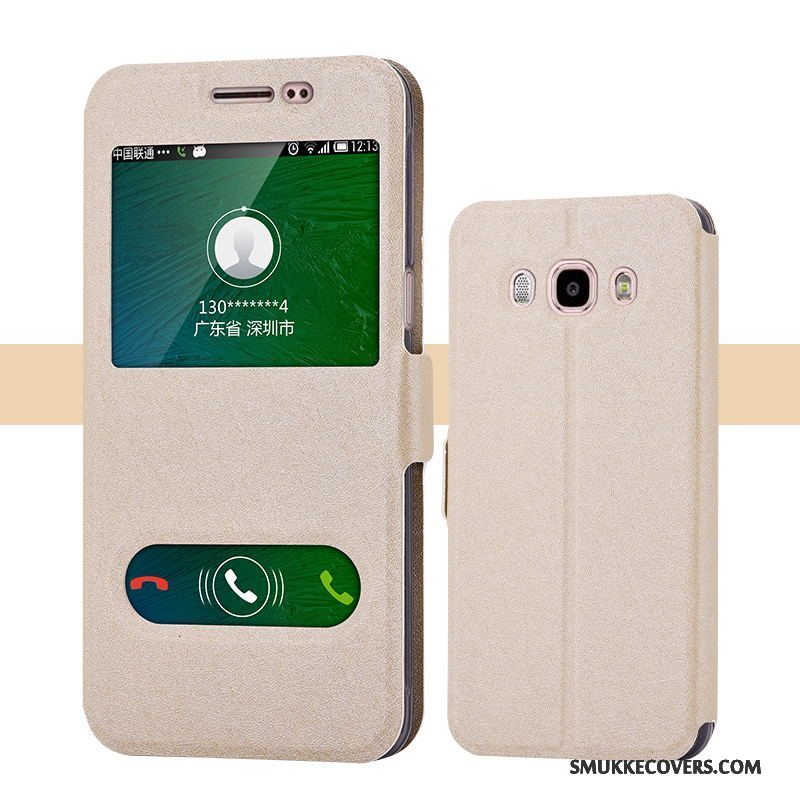 Etui Samsung Galaxy J5 2016 Læder Lyserød Telefon, Cover Samsung Galaxy J5 2016 Beskyttelse Trend