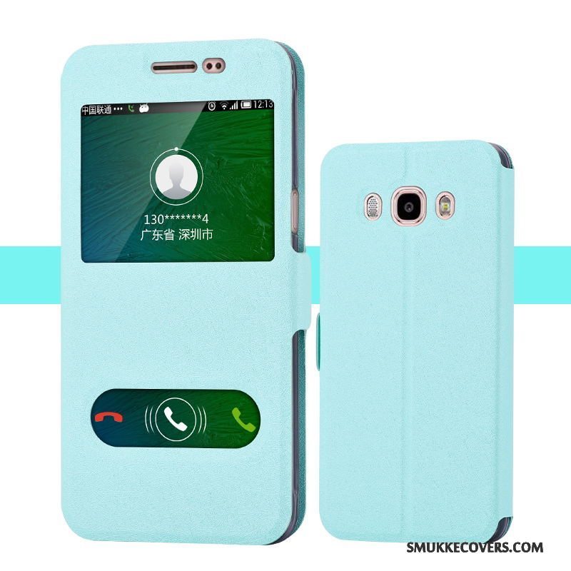 Etui Samsung Galaxy J5 2016 Læder Lyserød Telefon, Cover Samsung Galaxy J5 2016 Beskyttelse Trend