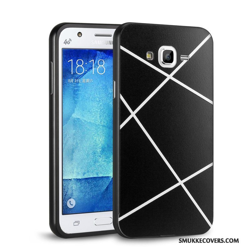Etui Samsung Galaxy J5 2016 Metal Hård Sølv, Cover Samsung Galaxy J5 2016 Beskyttelse Anti-fald Ramme