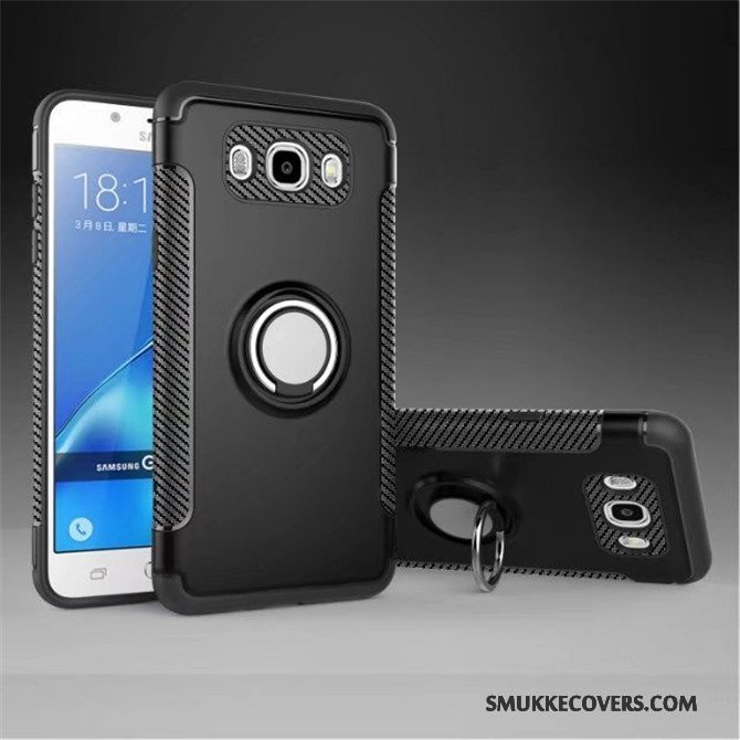 Etui Samsung Galaxy J5 2016 Support Usynlig Bil, Cover Samsung Galaxy J5 2016 Beskyttelse Telefonsort