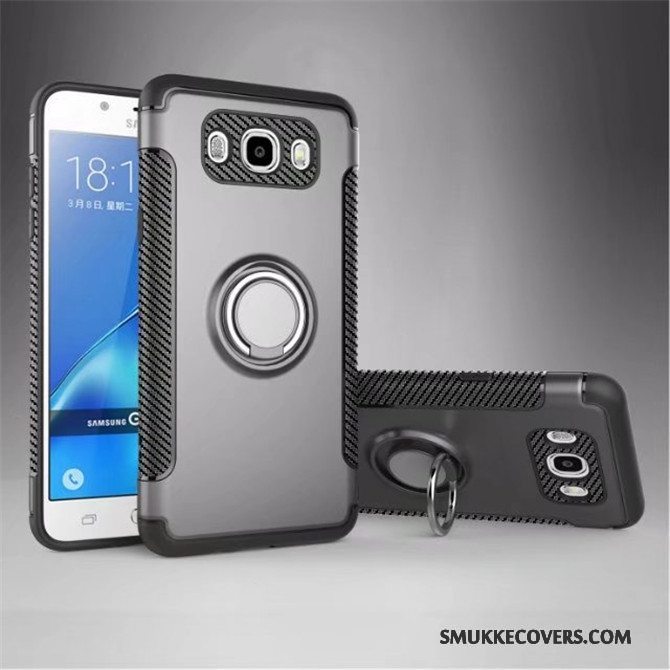 Etui Samsung Galaxy J5 2016 Support Usynlig Bil, Cover Samsung Galaxy J5 2016 Beskyttelse Telefonsort