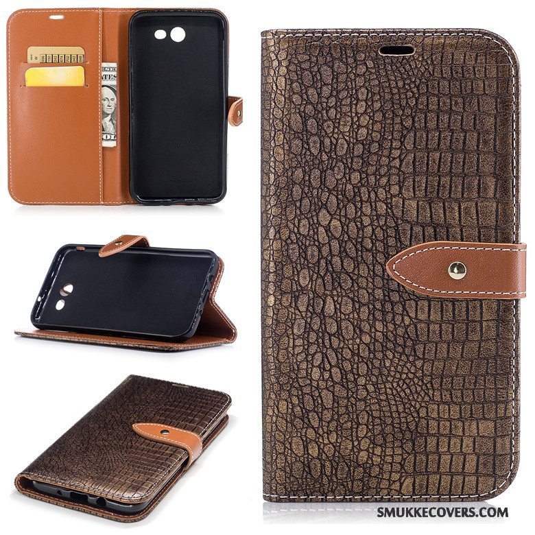 Etui Samsung Galaxy J5 2017 Læder Business Telefon, Cover Samsung Galaxy J5 2017 Blød