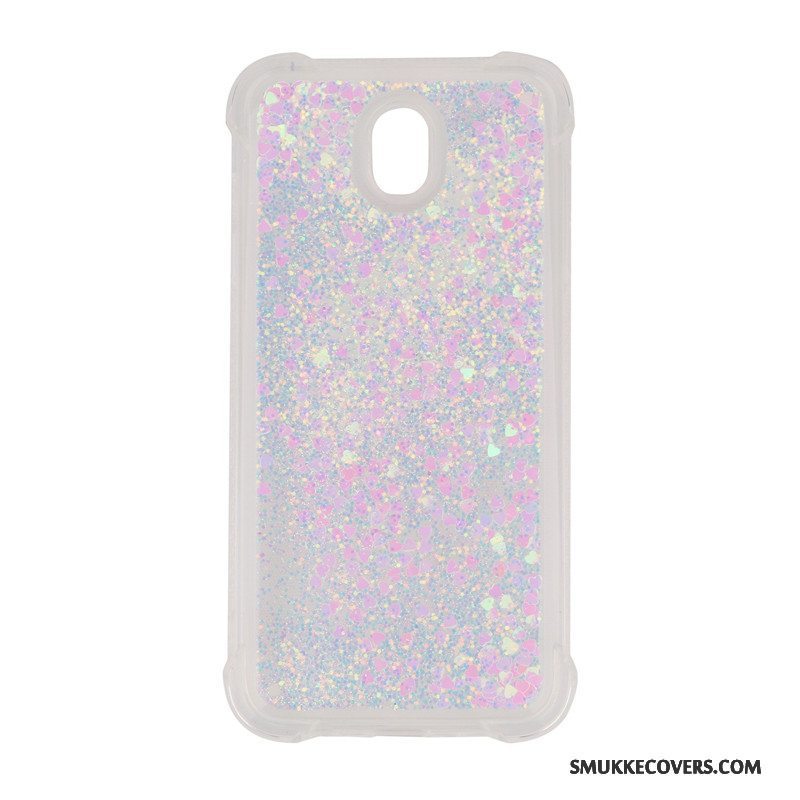 Etui Samsung Galaxy J5 2017 Quicksand Flydende, Cover Samsung Galaxy J5 2017 Anti-fald Lyserød