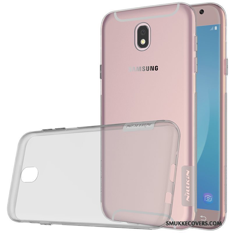 Etui Samsung Galaxy J5 2017 Silikone Anti-fald Gennemsigtig, Cover Samsung Galaxy J5 2017 Telefontynd
