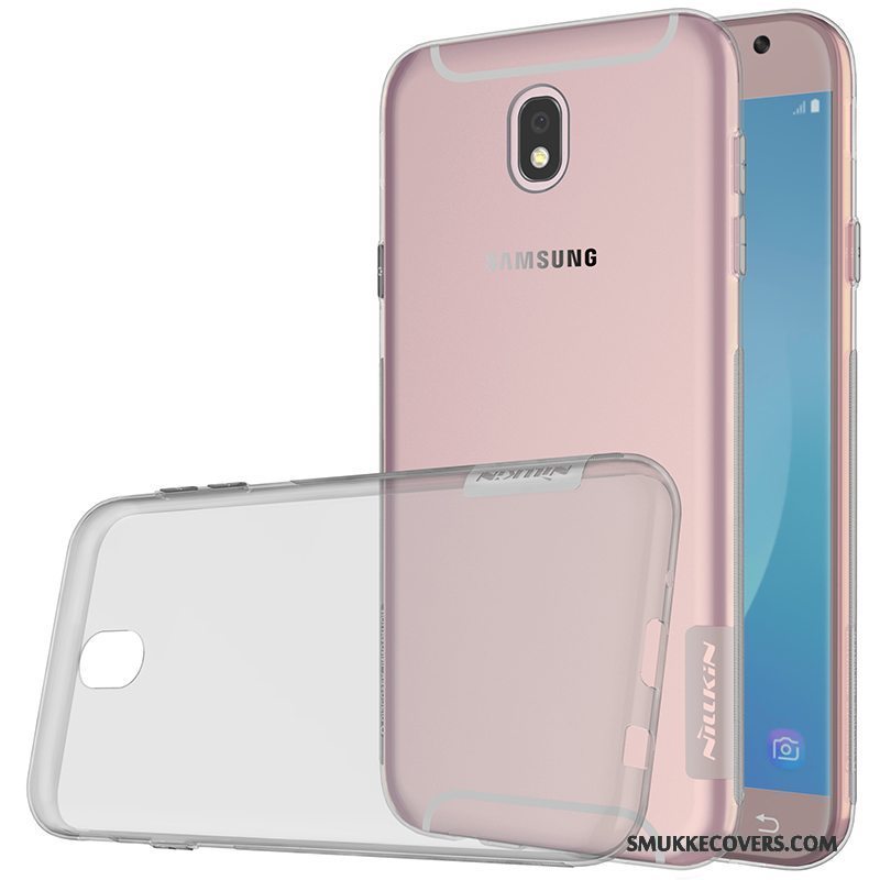 Etui Samsung Galaxy J5 2017 Silikone Anti-fald Gennemsigtig, Cover Samsung Galaxy J5 2017 Telefontynd