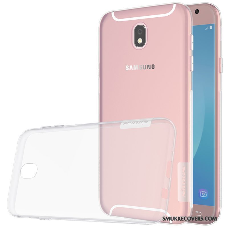 Etui Samsung Galaxy J5 2017 Silikone Anti-fald Gennemsigtig, Cover Samsung Galaxy J5 2017 Telefontynd