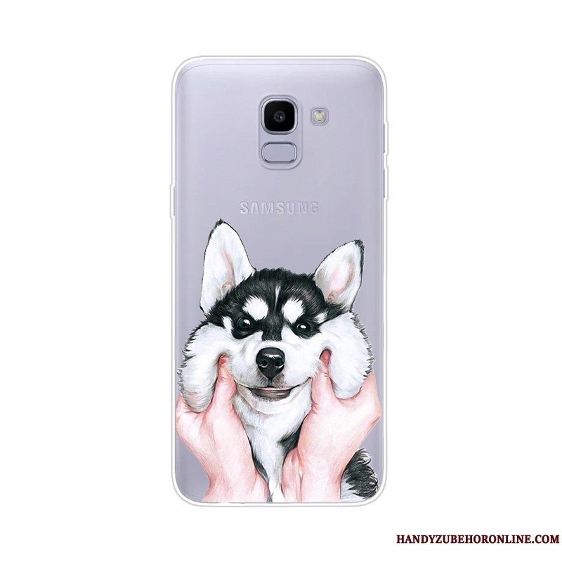 Etui Samsung Galaxy J6 Beskyttelse Anti-fald Tynd, Cover Samsung Galaxy J6 Blød Blå Telefon