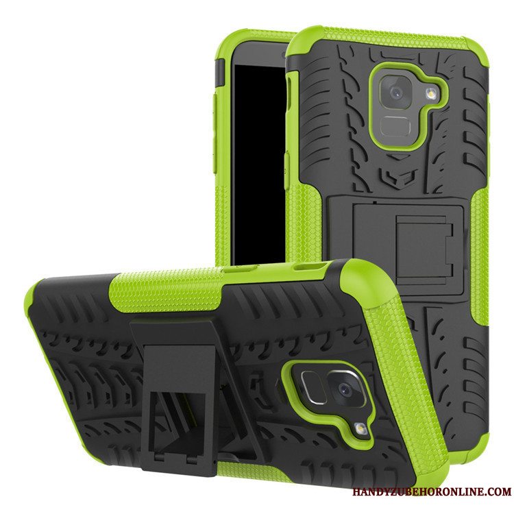 Etui Samsung Galaxy J6 Beskyttelse Telefonblå, Cover Samsung Galaxy J6 Tasker Anti-fald