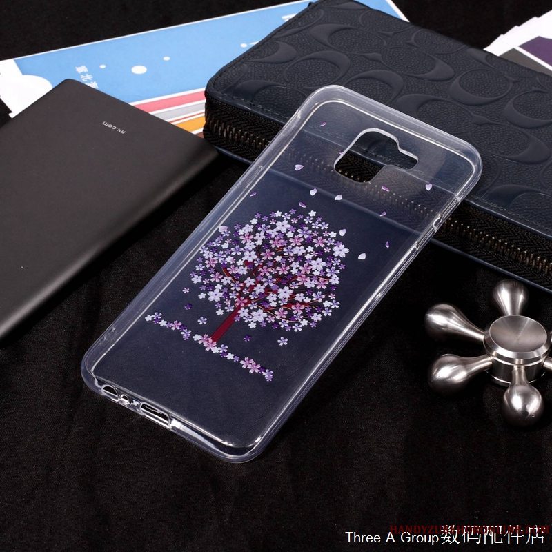 Etui Samsung Galaxy J6 Blød Telefongennemsigtig, Cover Samsung Galaxy J6 Kreativ Europa Kunst