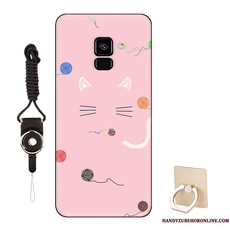 Etui Samsung Galaxy J6 Silikone Blå Europa, Cover Samsung Galaxy J6 Cartoon Telefon