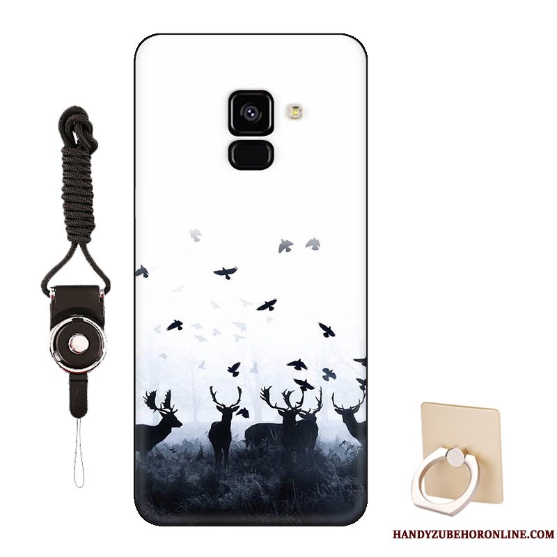 Etui Samsung Galaxy J6 Silikone Blå Europa, Cover Samsung Galaxy J6 Cartoon Telefon