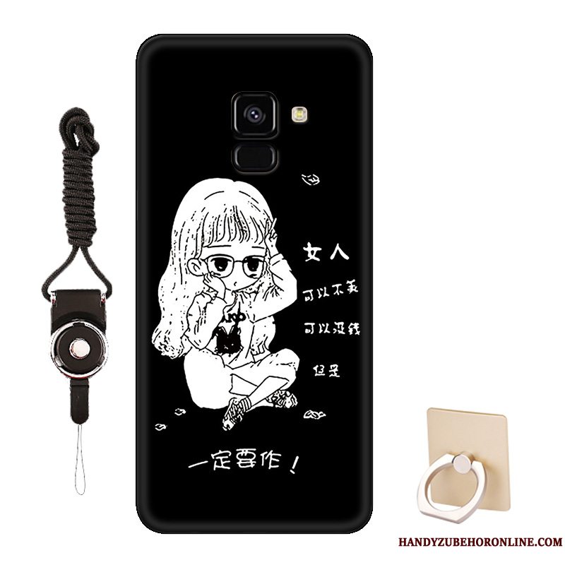 Etui Samsung Galaxy J6 Silikone Blå Europa, Cover Samsung Galaxy J6 Cartoon Telefon