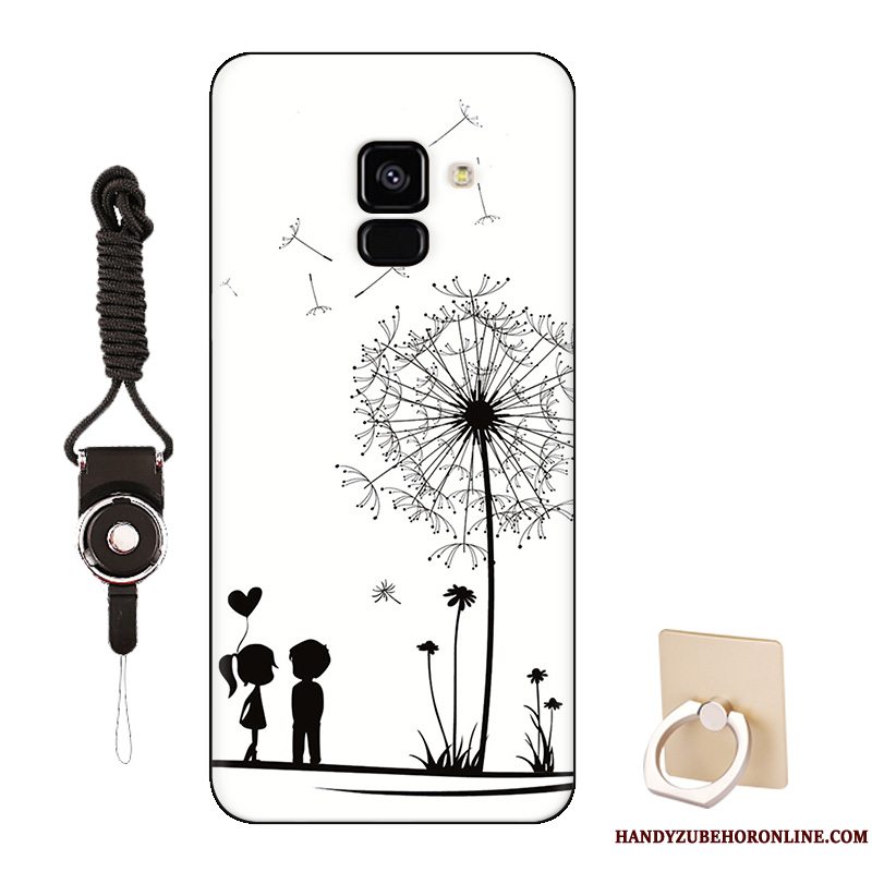 Etui Samsung Galaxy J6 Silikone Blå Europa, Cover Samsung Galaxy J6 Cartoon Telefon