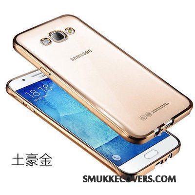 Etui Samsung Galaxy J7 2015 Blød Scratch Sølv, Cover Samsung Galaxy J7 2015 Beskyttelse Telefongennemsigtig