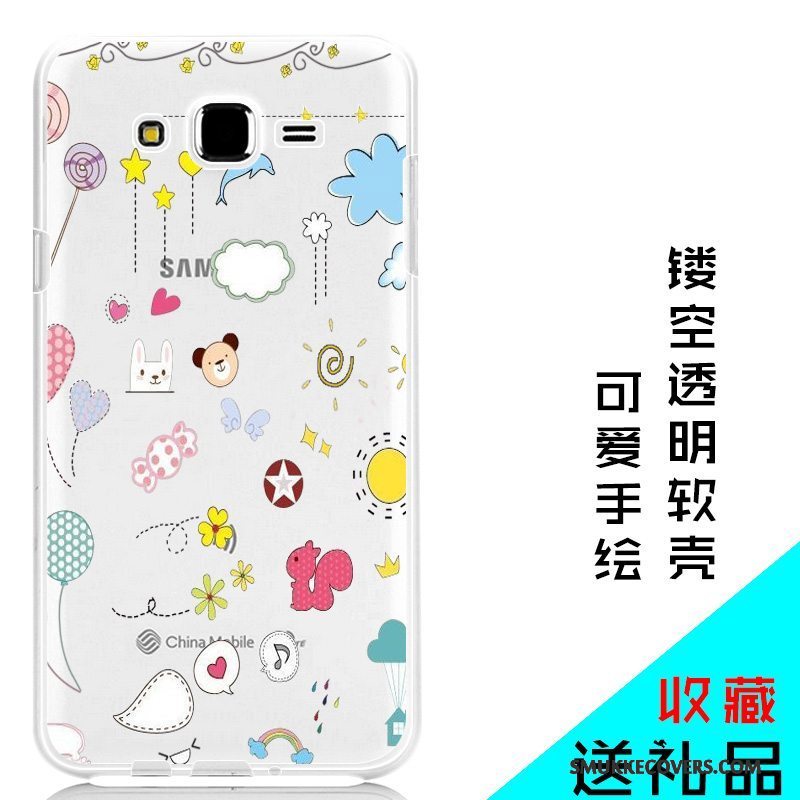 Etui Samsung Galaxy J7 2015 Blød Telefongennemsigtig, Cover Samsung Galaxy J7 2015 Silikone