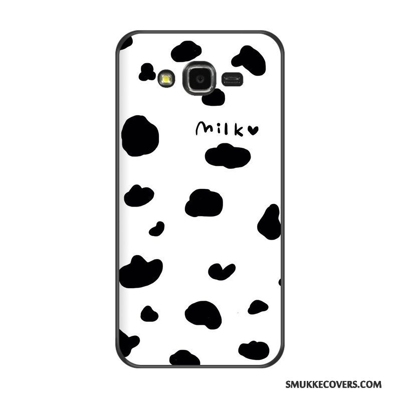 Etui Samsung Galaxy J7 2015 Cartoon Trend Anti-fald, Cover Samsung Galaxy J7 2015 Blød Telefonhård