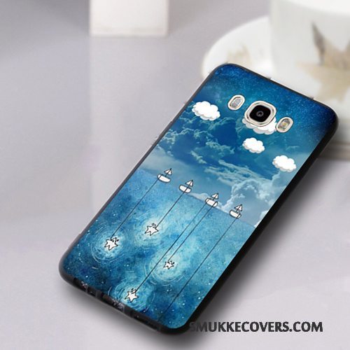 Etui Samsung Galaxy J7 2016 Beskyttelse Af Personlighed Anti-fald, Cover Samsung Galaxy J7 2016 Blød Telefonlyseblå