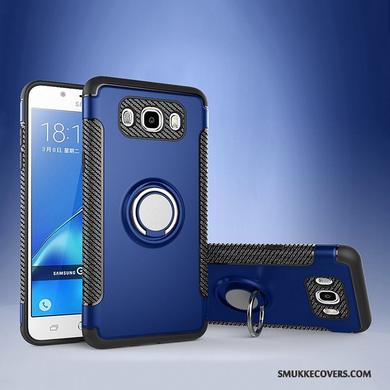 Etui Samsung Galaxy J7 2016 Læder Bil Magnetisk, Cover Samsung Galaxy J7 2016 Support Telefonanti-fald