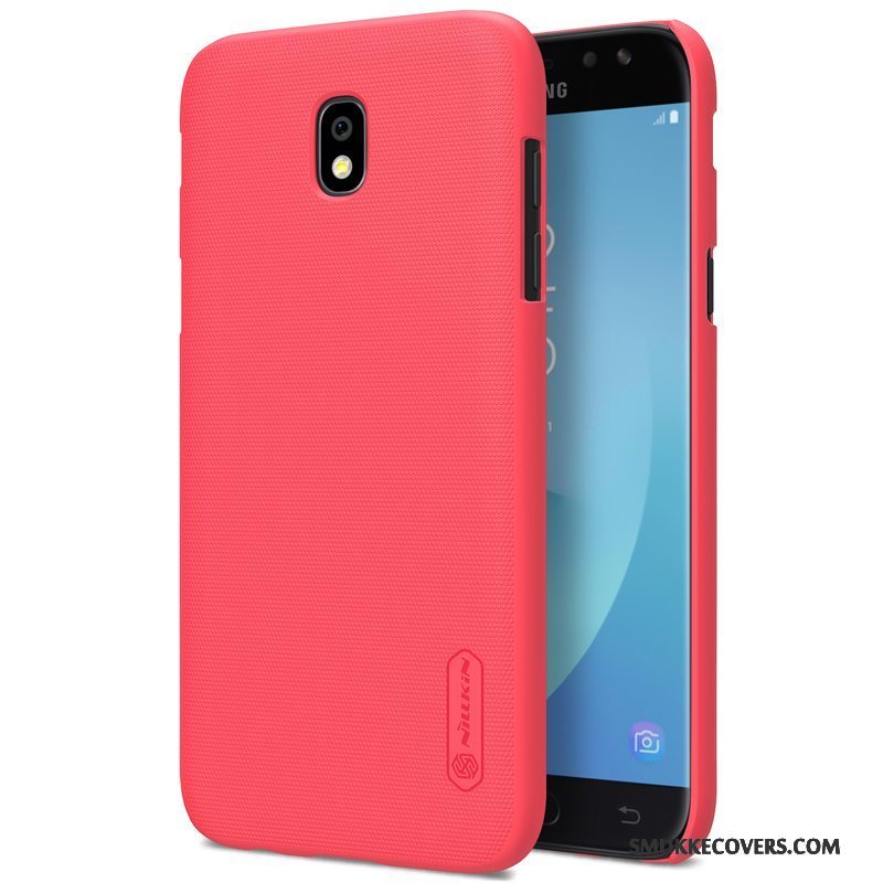 Etui Samsung Galaxy J7 2017 Beskyttelse Guld Nubuck, Cover Samsung Galaxy J7 2017 Hård Telefon