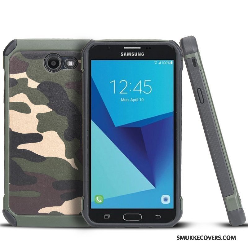 Etui Samsung Galaxy J7 2017 Blød Anti-fald Camouflage, Cover Samsung Galaxy J7 2017 Beskyttelse Telefontrend