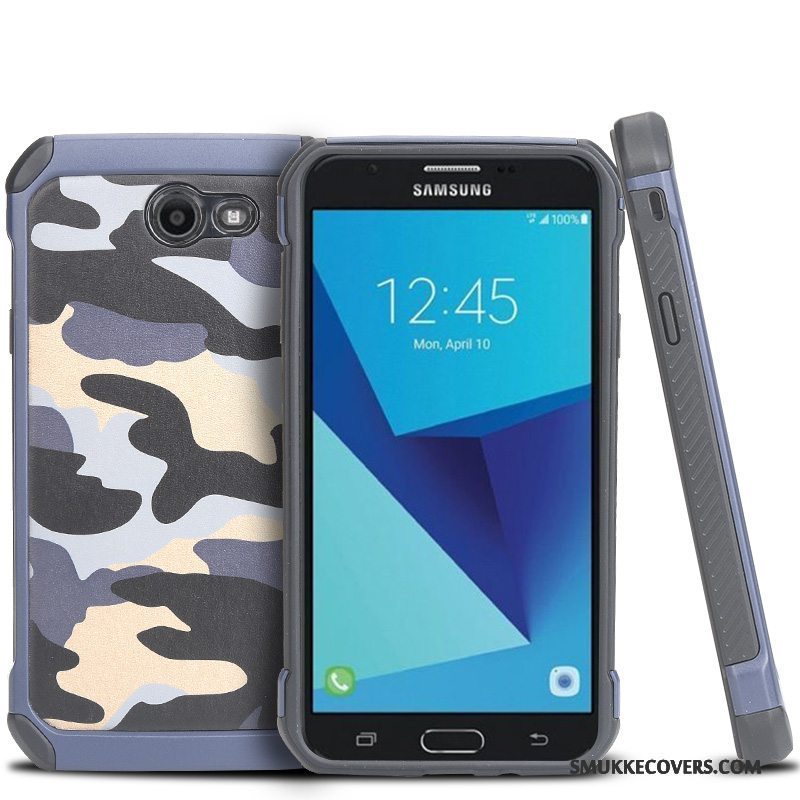Etui Samsung Galaxy J7 2017 Blød Anti-fald Camouflage, Cover Samsung Galaxy J7 2017 Beskyttelse Telefontrend