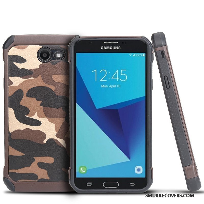 Etui Samsung Galaxy J7 2017 Blød Anti-fald Camouflage, Cover Samsung Galaxy J7 2017 Beskyttelse Telefontrend