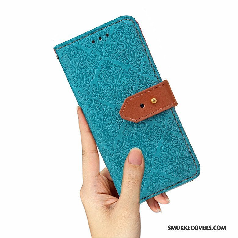 Etui Samsung Galaxy J7 2017 Læder Telefonanti-fald, Cover Samsung Galaxy J7 2017 Silikone Europa Rød