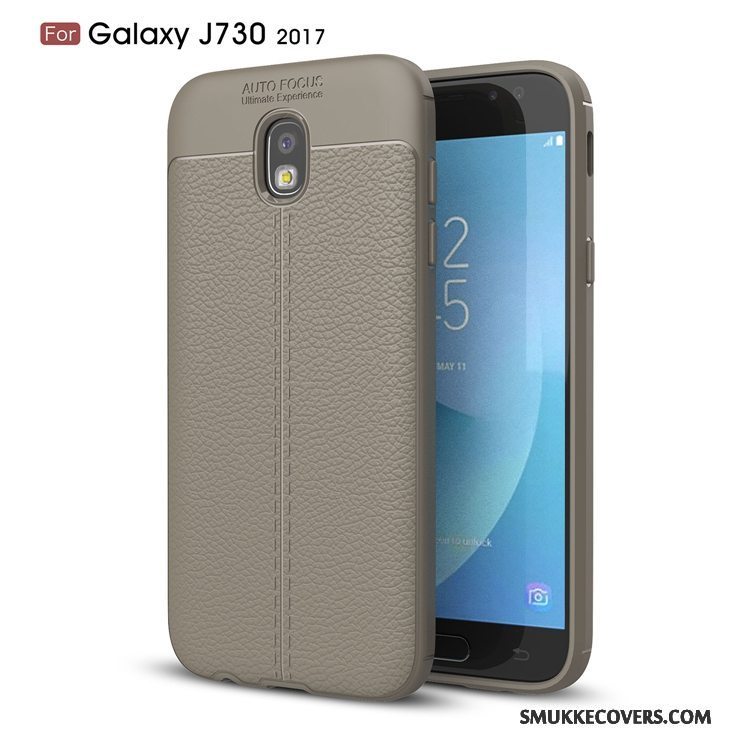 Etui Samsung Galaxy J7 2017 Tasker Af Personlighed Anti-fald, Cover Samsung Galaxy J7 2017 Blød Telefongrå