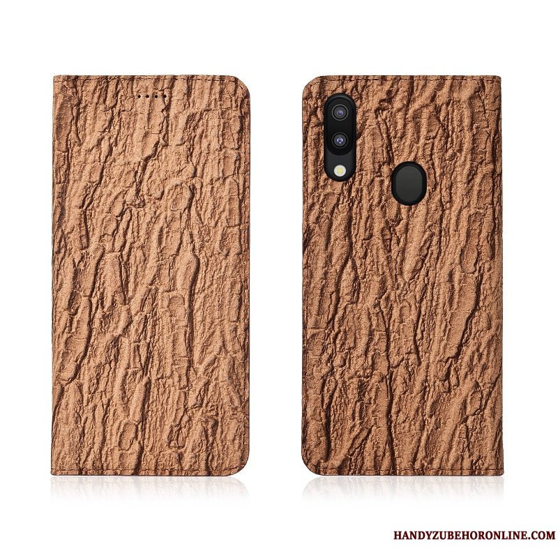 Etui Samsung Galaxy M20 Beskyttelse Nubuck Anti-fald, Cover Samsung Galaxy M20 Silikone Telefonny