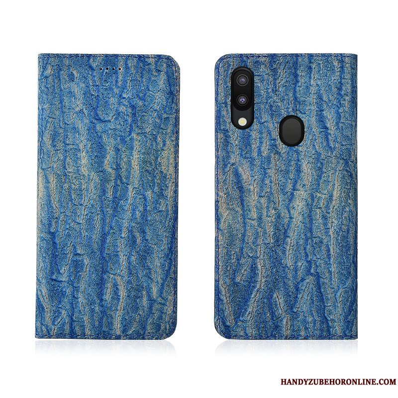 Etui Samsung Galaxy M20 Beskyttelse Nubuck Anti-fald, Cover Samsung Galaxy M20 Silikone Telefonny