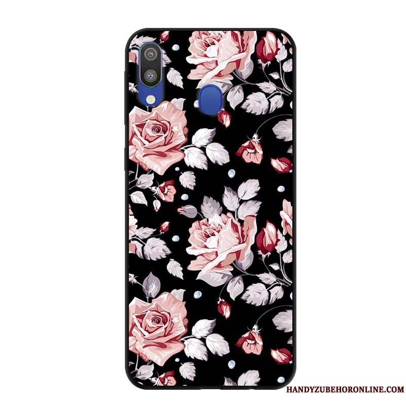 Etui Samsung Galaxy M20 Beskyttelse Smuk Sort, Cover Samsung Galaxy M20 Trend Anti-fald