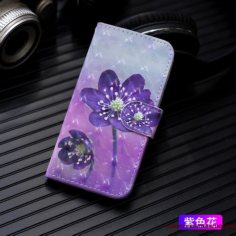 Etui Samsung Galaxy M20 Kreativ Anti-fald Hvid, Cover Samsung Galaxy M20 Blød Kort Telefon