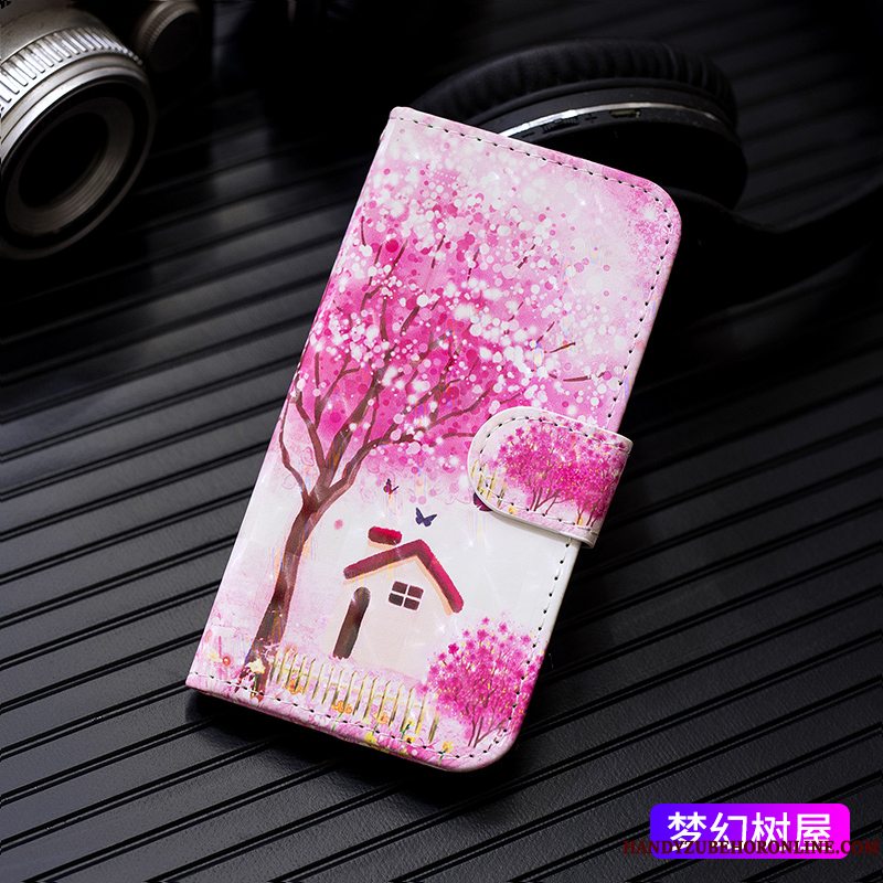 Etui Samsung Galaxy M20 Kreativ Anti-fald Hvid, Cover Samsung Galaxy M20 Blød Kort Telefon