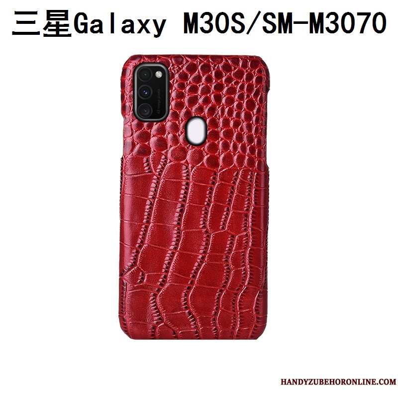 Etui Samsung Galaxy M30s Beskyttelse Anti-fald Tilpas, Cover Samsung Galaxy M30s Læder Fugl Bagdæksel