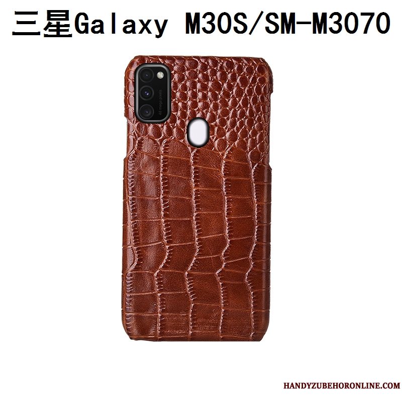 Etui Samsung Galaxy M30s Beskyttelse Anti-fald Tilpas, Cover Samsung Galaxy M30s Læder Fugl Bagdæksel