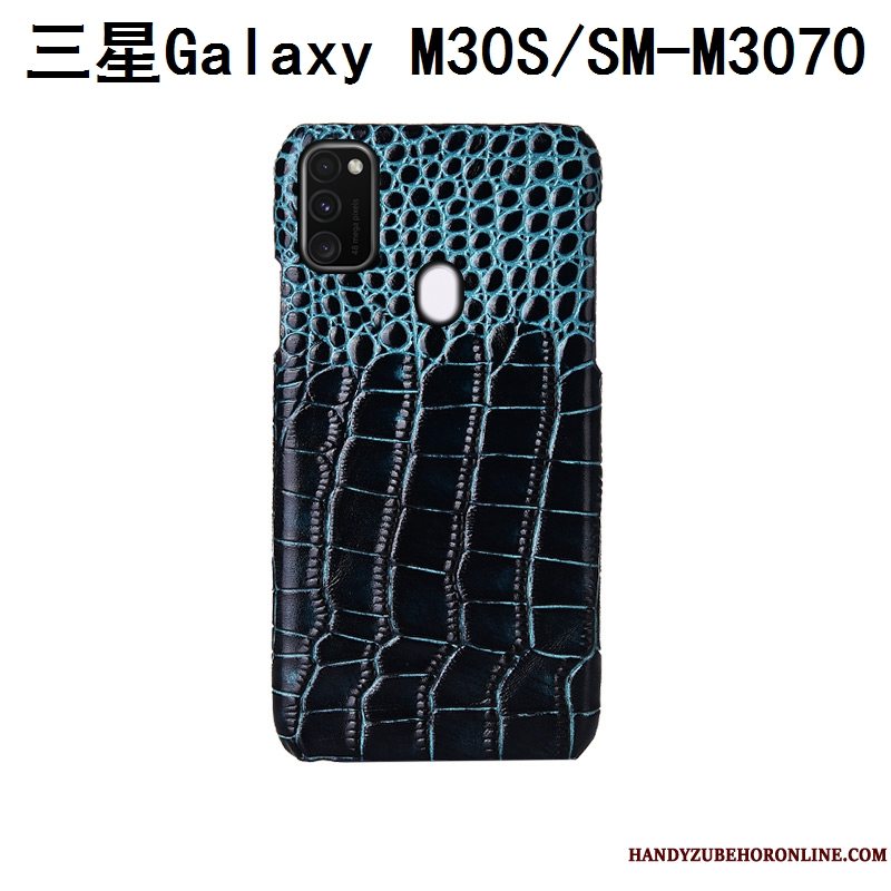 Etui Samsung Galaxy M30s Beskyttelse Anti-fald Tilpas, Cover Samsung Galaxy M30s Læder Fugl Bagdæksel