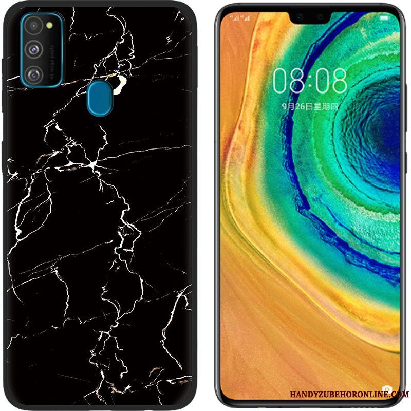 Etui Samsung Galaxy M30s Beskyttelse Klud Lyserød, Cover Samsung Galaxy M30s Cartoon Anti-fald Telefon