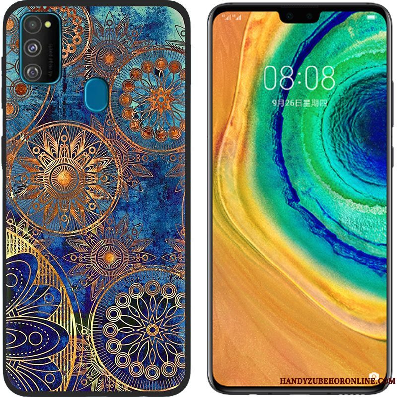 Etui Samsung Galaxy M30s Beskyttelse Klud Lyserød, Cover Samsung Galaxy M30s Cartoon Anti-fald Telefon